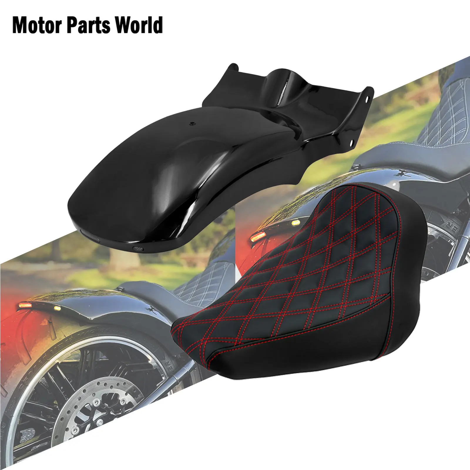 Motorrad Sitzbank Für S50/S51/S70/SR50/SR80 - Fahrer & Beifahrer Schwarz