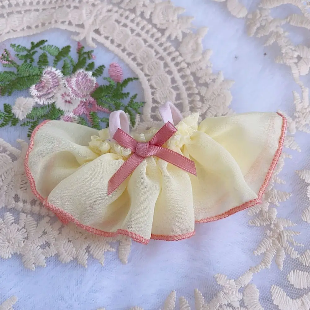 Clothes Princess Dress 10CM Clothes Lace Cloth Multi Color 12BJD Accessories Suspenders With Black Trim Girls