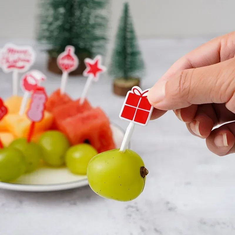 Festive Christmas Cupcake and Dessert Topper Set