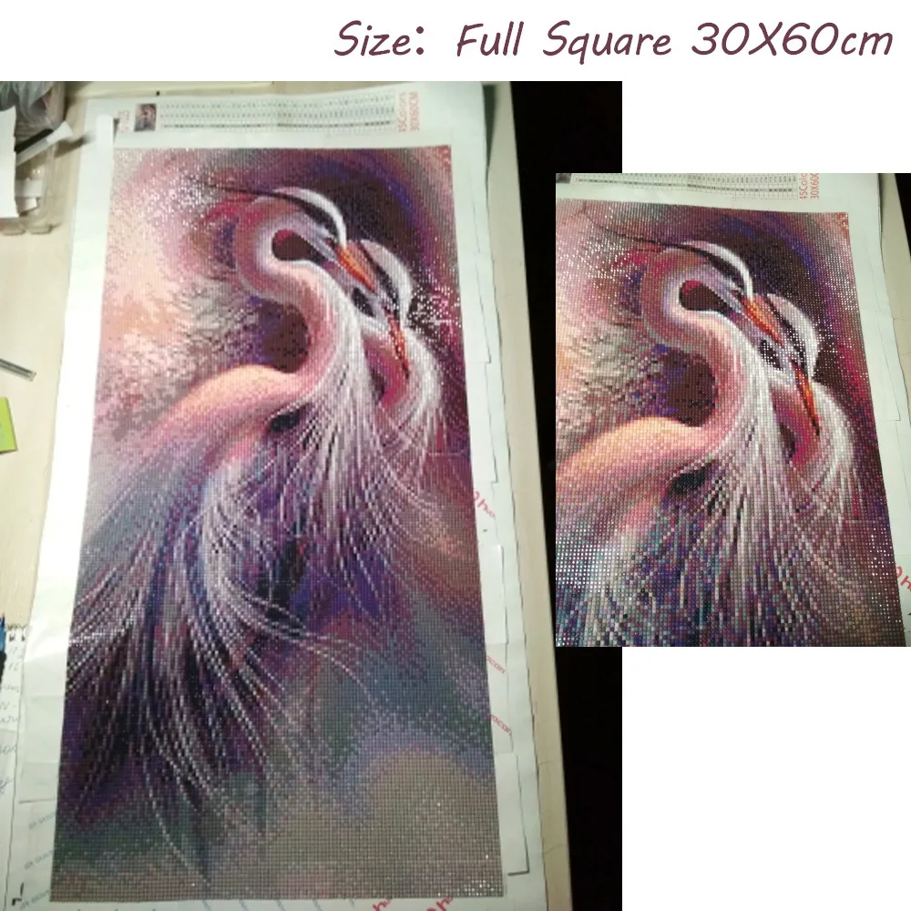 Huacan 5D Diamond Painting Full Square Bird Diamond Embroidery Animal Mosaic Home Decoration Sale diamond painting diamond painting accessories diamond painting accessory box