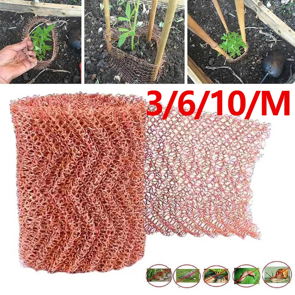 Rete In Rame Per Lumache E Roditori 12,7cm X 6m | Maglia Flessibile Antiparassitari Per Giardino E Orto