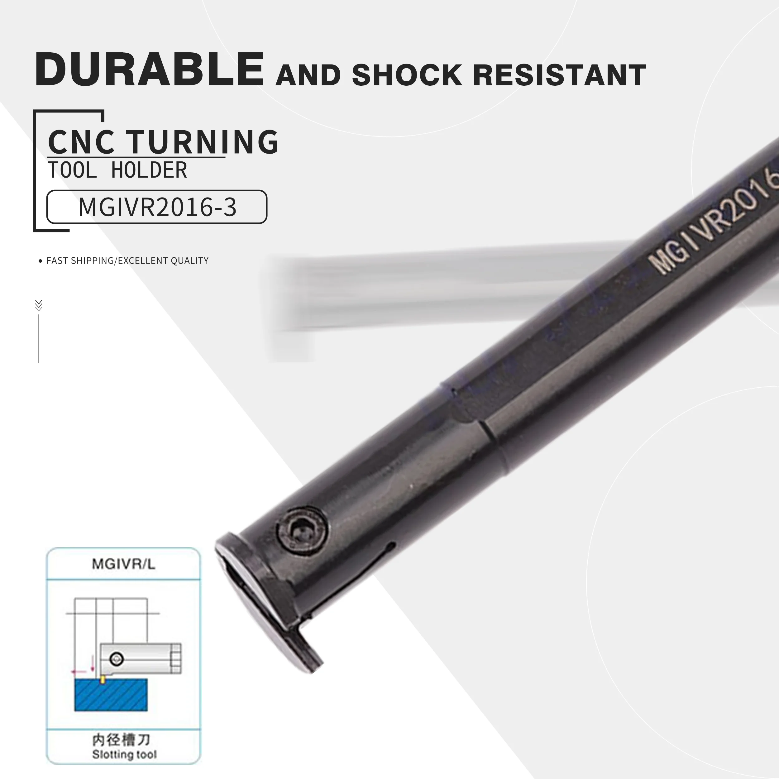 

1pc MGIVR2016-1.5 MGIVR2016-2 MGIVR2016-2.5 MGIVR2016-3 Grooving Turning Tool Holder MGIVR2016-4 CNC Lathe Internal Turning Tool