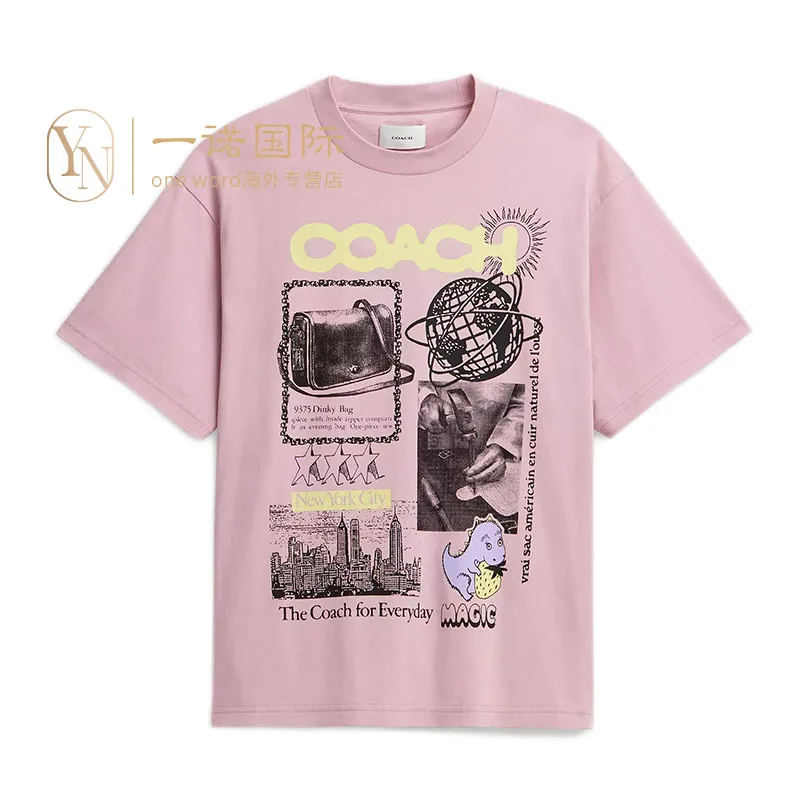 American Luxury Brand Spring and Summer Cartoon Printing Daily Commuting Sports Fitness Men and Women with The Same T-shirt 3