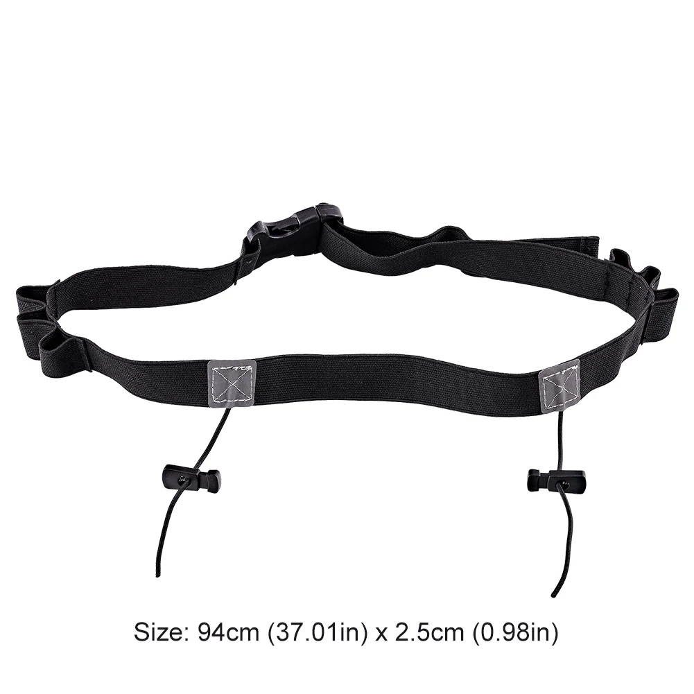 Polyester Adjustable Outdoor Running Waist Belt for Triathlon Marathon