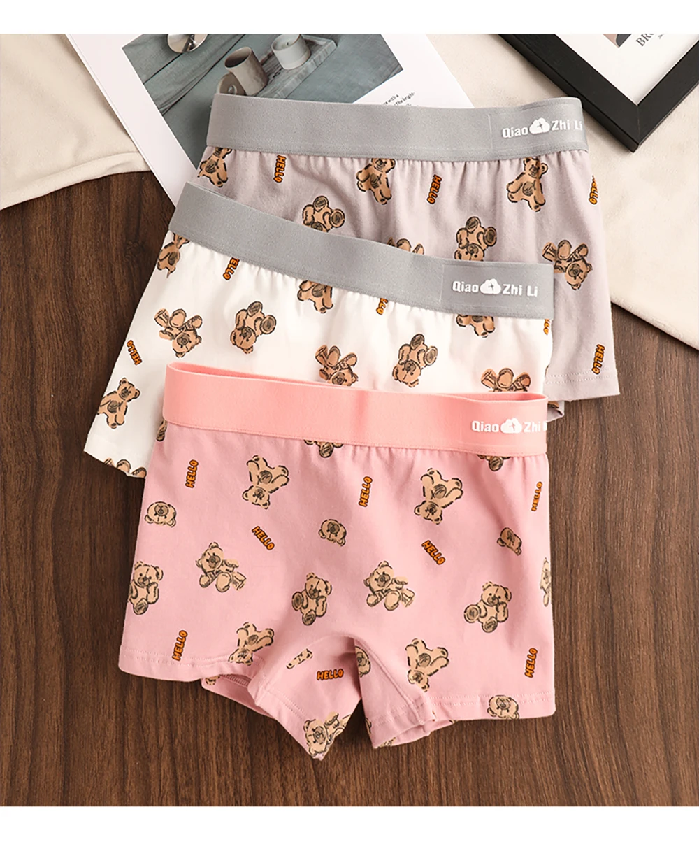 Women's Cotton Panties - Mid-Rise Boyshorts 3PCS Pack | Breathable Antibacterial Underwear