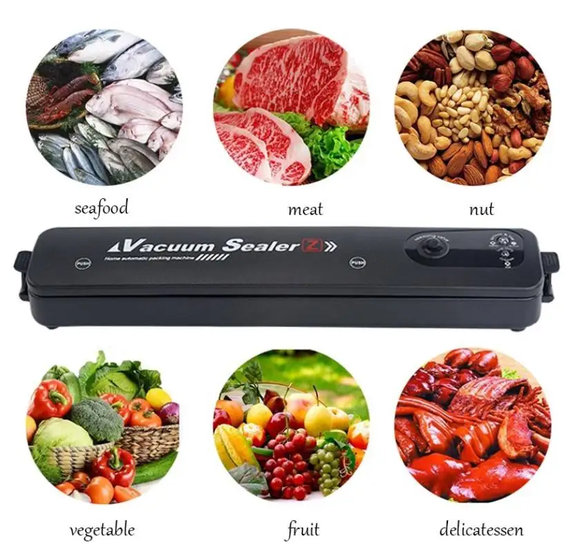 Handheld Mini Automatic Food Vacuum Sealer 5-in-1 Vacuum Packing Machine High Suction Power Suitable for Vegetables Meat Snacks