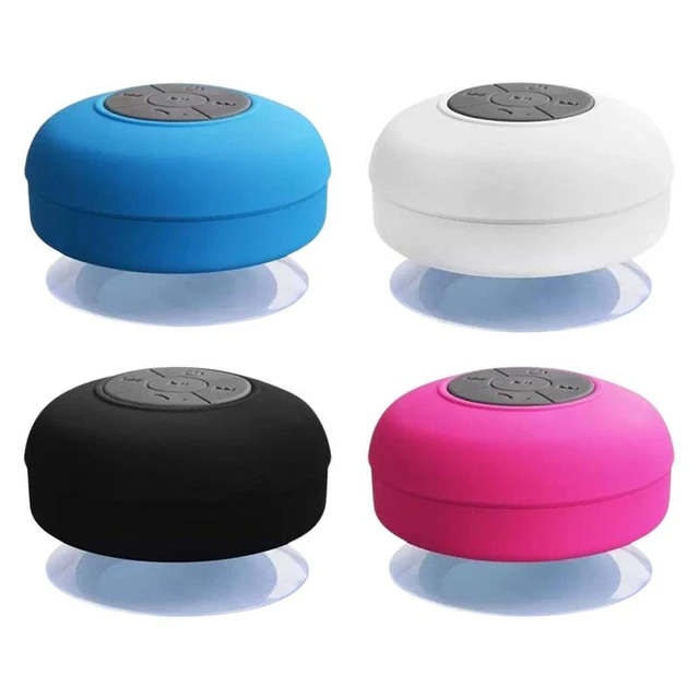 Altavoz para la Ducha Bluetooth Resistente al Agua Azul✓ · MaxMovil