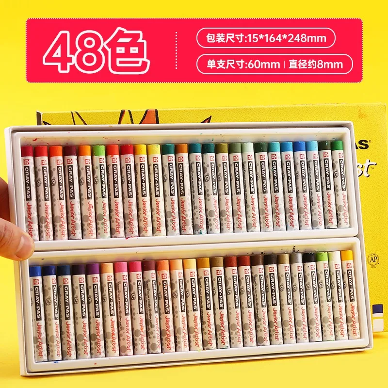 Water-soluble Crayons 48 Vibrant Colors Child Oil Pastels Wear Resistant  for Kids Students Party Artist Painter QXNF - AliExpress