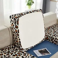 Printed Leopard Sofa Seat Cushion Cover Sofa Covers for Living Room Removable Elastic Seat Chair Cover Furniture Protector 2