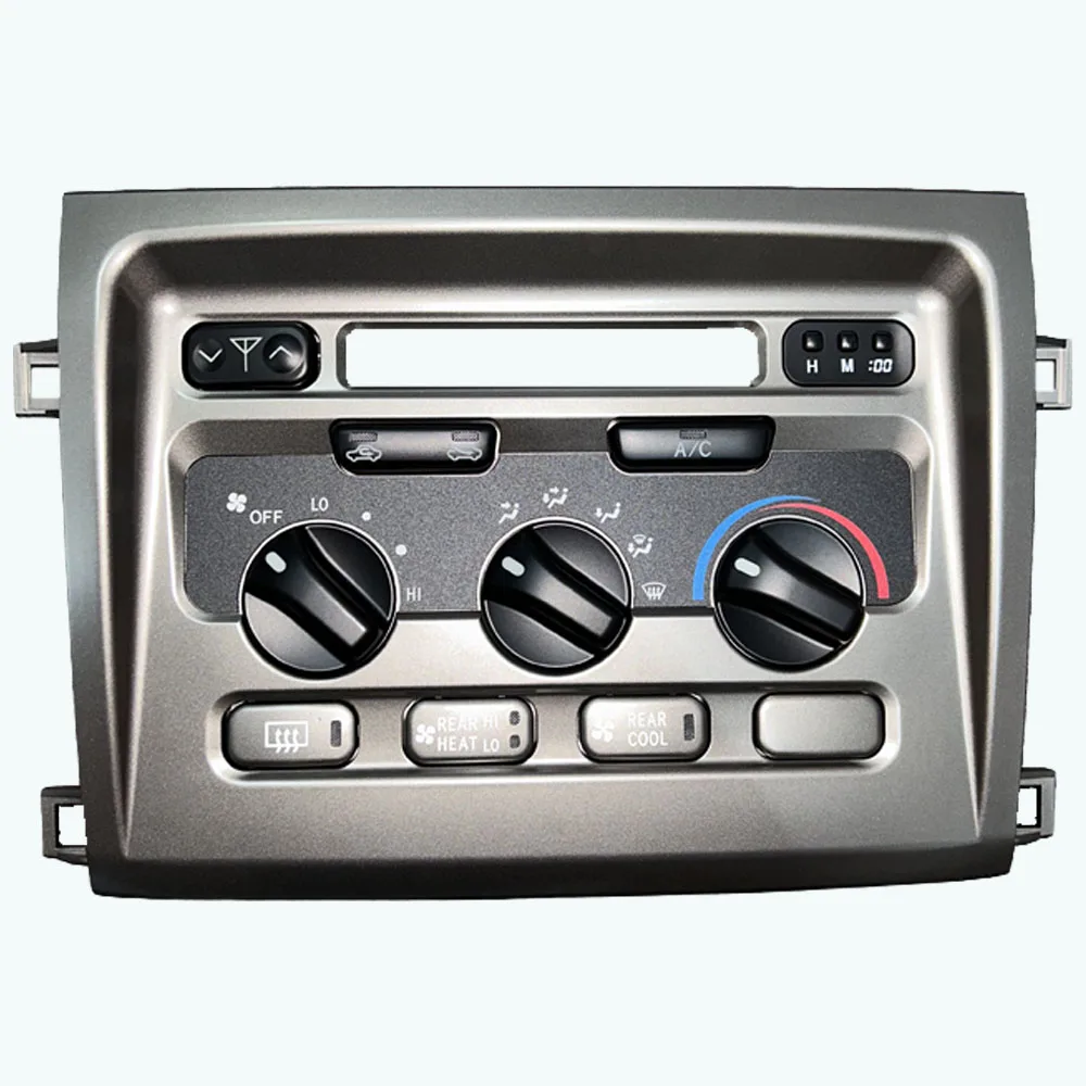 Panel de Control de Aire Acondicionado y Marco Central para DVD para Toyota Land Cruiser LC100 1998-2007, Consola Central del Tablero del Automóvil 55900-60850 3