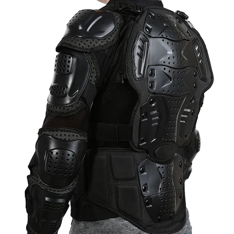 

Men Full Body Motorcross S-XXXL Full Body Armor Chest Gear Protective Motorcycle Riding Accessories Black