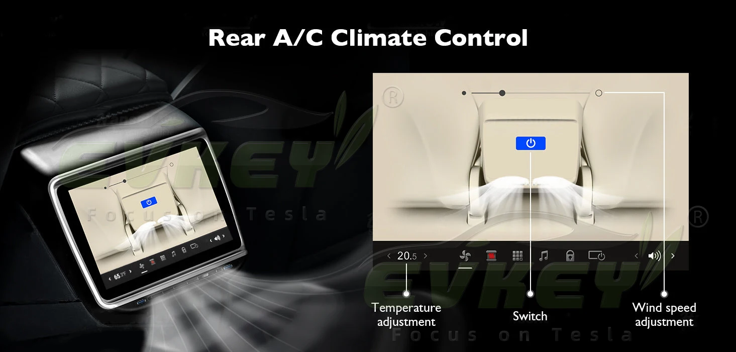 Tesla Model y rear Aircon adjustment