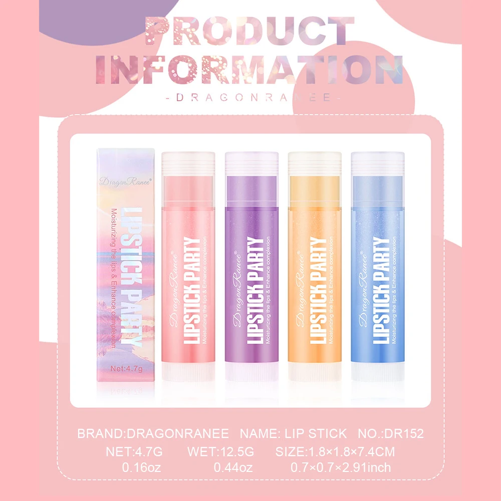 Lipstick, Long-Lasting Makeup Effect, Whitening and Complexion Lip Gloss, Versatile Moisturizing and Moisturizing Lip Gloss, Autumn and Winter Base, Lip Protection, Water-Glossy Mirror Lip Balm 5