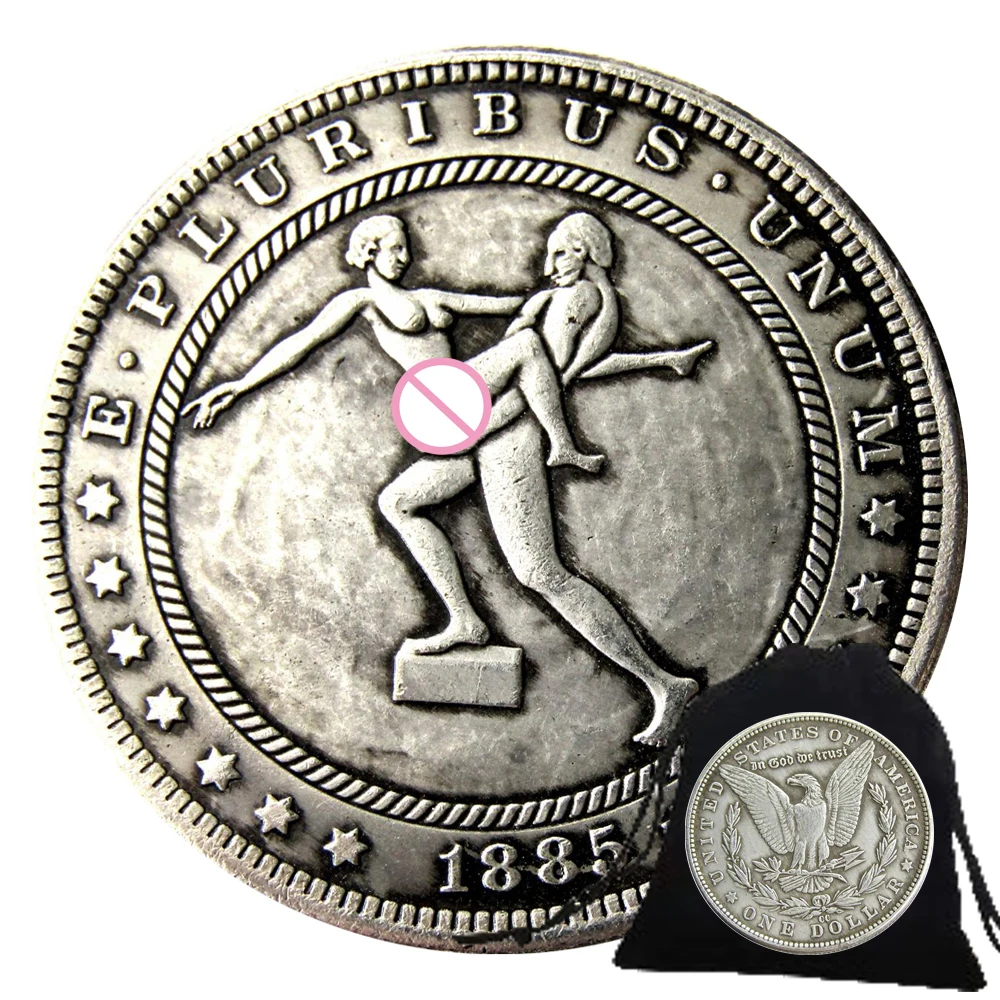 

Античная любовь искусство монета США Хобо никелевая монета счастливая монета Веселая Коллекционная вызов монета смешная карманная монета Моргана украшения подарок
