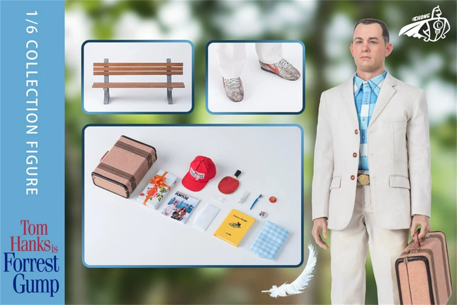

CHONG C003 1:6 Gump Tom Hanks 12inches Action Figure Collection Model Toys