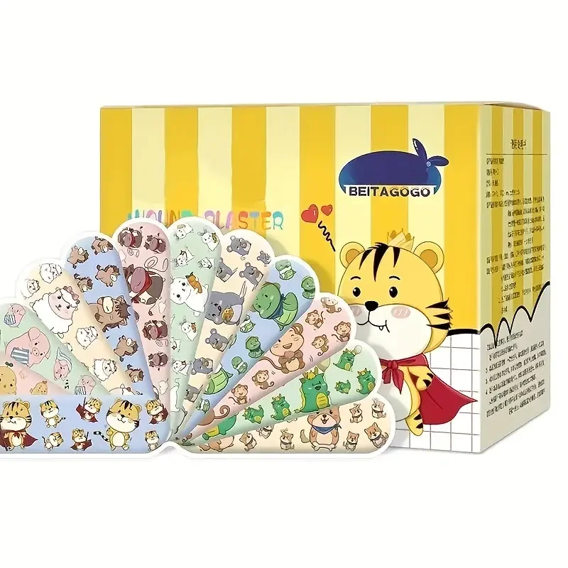 120pcs Cute Animal 12 Zodiac Bandages For Kids  Waterproof Breathable   Emergency Stickers 2