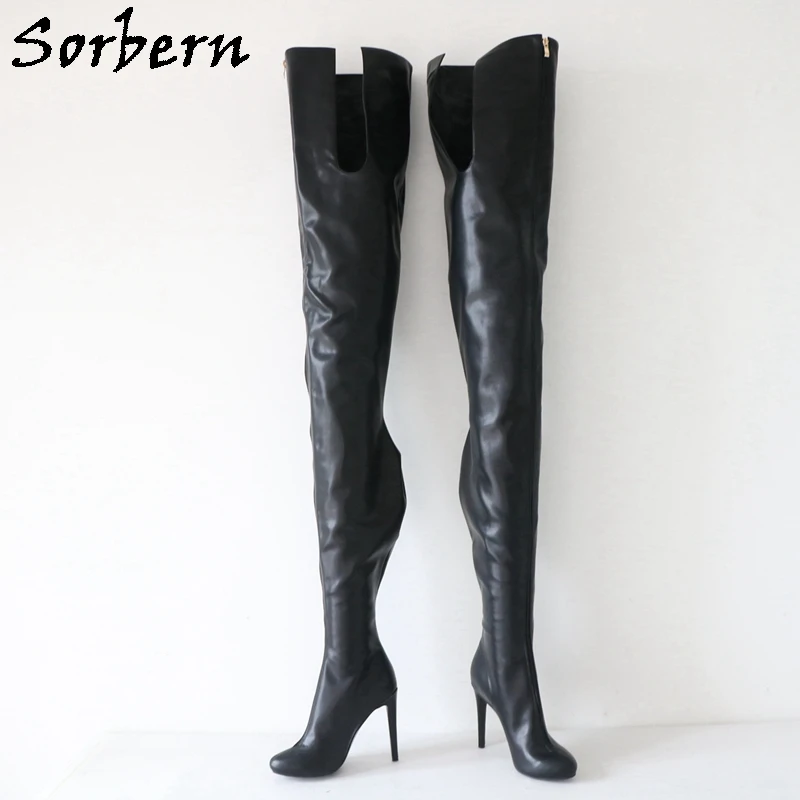 

Sorbern Custom 88Cm Inside 110cm outside Shaft Length Super Long Boot Women Stilettos High Heel Unisex Fetish Extreme Long Boots