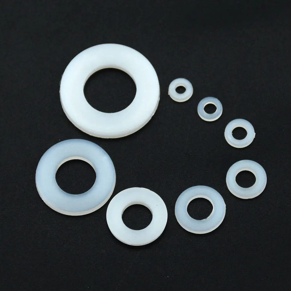 Plastic Washers M2 M2.5 M3 M4 M5 M6 M8 M10 500Pcs/Box