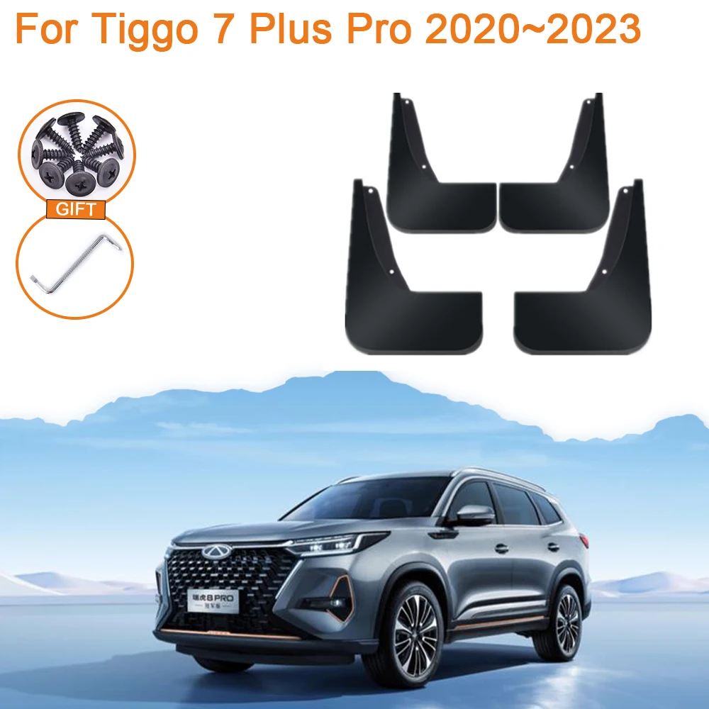 

Автомобильные Брызговики для Tiggo 7 Plus Pro 2020 2021 2022, 2023, аксессуары, улучшенные Брызговики, защита от брызг, передние и задние колеса, брызговики
