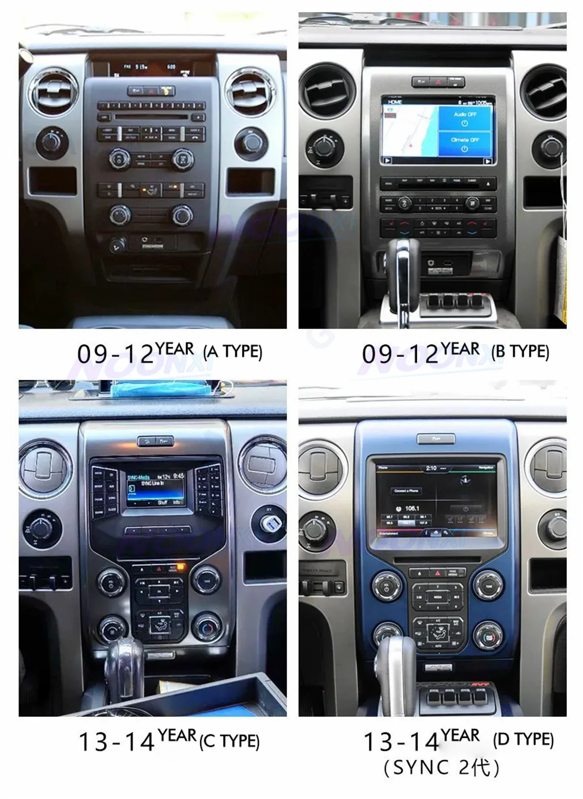 

Android 13 For Ford Raptor F150 2009-2014 Carplay Car Stereo Radio Multimedia Player GPS Navigation Auto Audio Head Unit