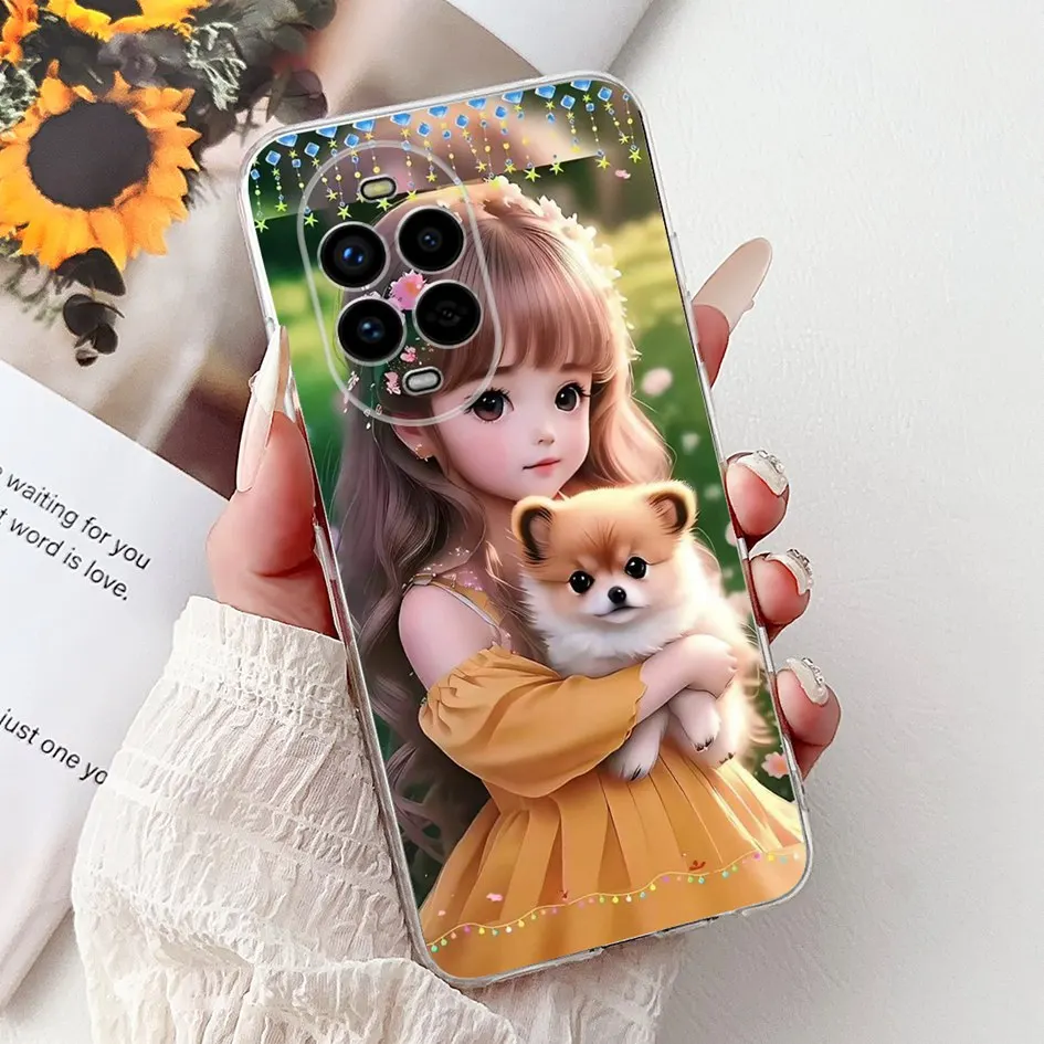 Floral Butterfly Soft Silicone Phone Case - Clear Protective Cover