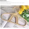 Rattan Hanger Handmade Rattan Coat Rack for Kids Adult Coat Rack Garments Organizer Dress 's Hanger Wall Hooks Children's Hanger 2