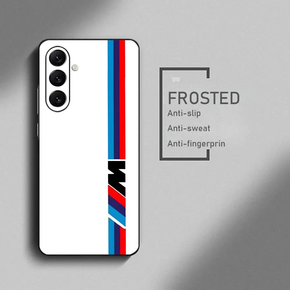 Sleek Black Car-Inspired Soft Phone Case