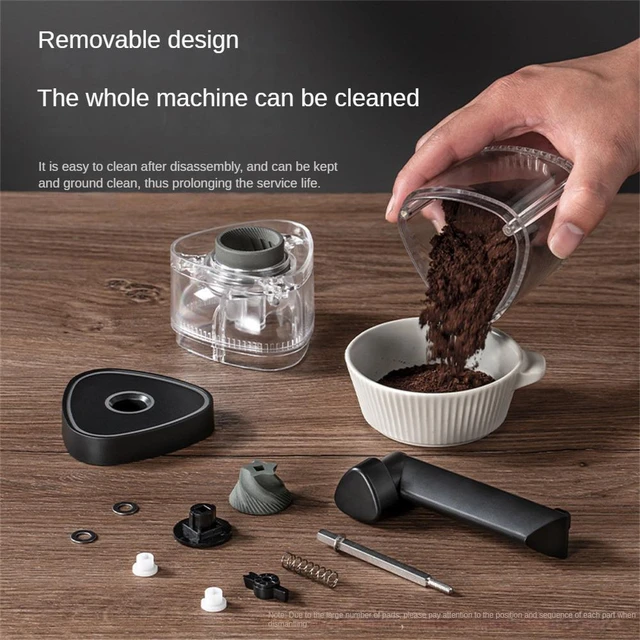 Portable Coffee Grinder -Small Electric Coffee Bean Grinder -rechargeable  Espresso Grinder -Conical Burr Grinder - AliExpress