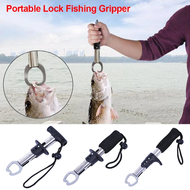 Fishing Gripper Lip Grippers Portable Fishing Lip Gripper Fishing Plier  Hand Grip Gripper With Weight Scale Fishing Accessories - AliExpress