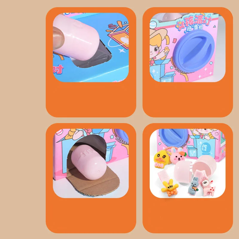 Claw Machine for Kids Halloween Christmas Fun Egg Twister Machine Toys Capsule Surprise Gift Children Mini Claw Doll Machine Toy 4