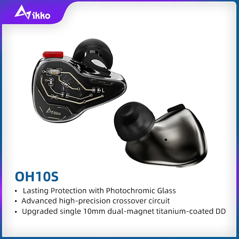 iKKO OH10S Wired Earphone HIFI Headphones 18Ω 106dB 20 40KHz