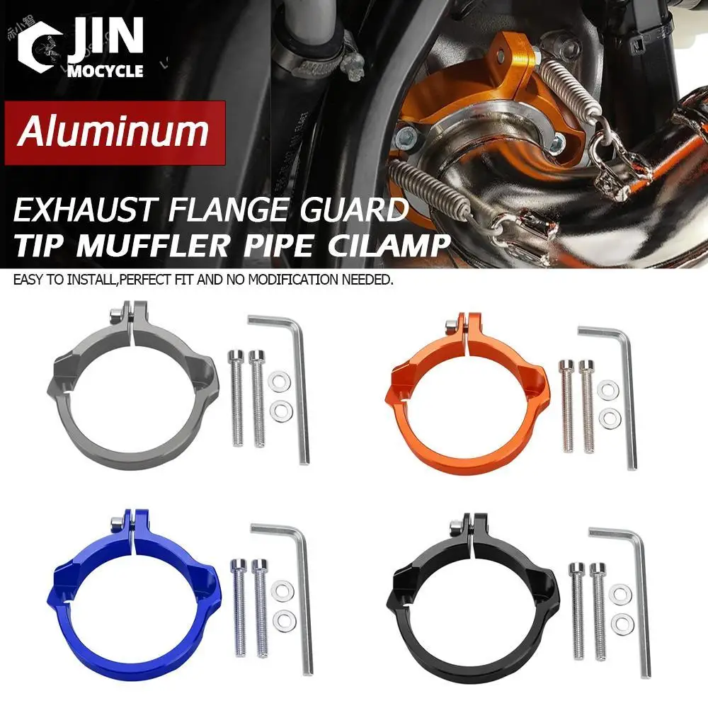 

Motorcycle Exhaust Flange Guard Cover Protector For Husqvarna TE300 For 300 SX XC XCW 2020 250 TPI 2017 2018 2019 2020 2021 2022