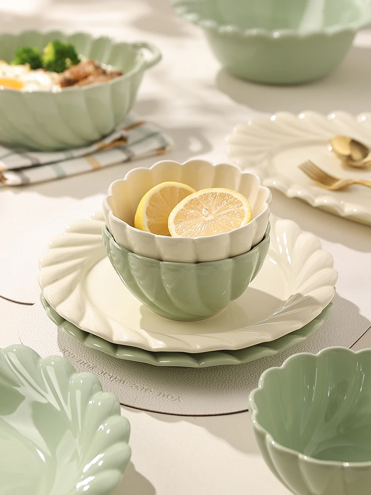 Plato Vajillas Estilo Nordico Ahunderjiaz-Tazón De Sopa De