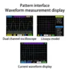 High performance dual channel handheld small portable digital oscilloscope 50M sampling rate current oscilloscope maintenance 4