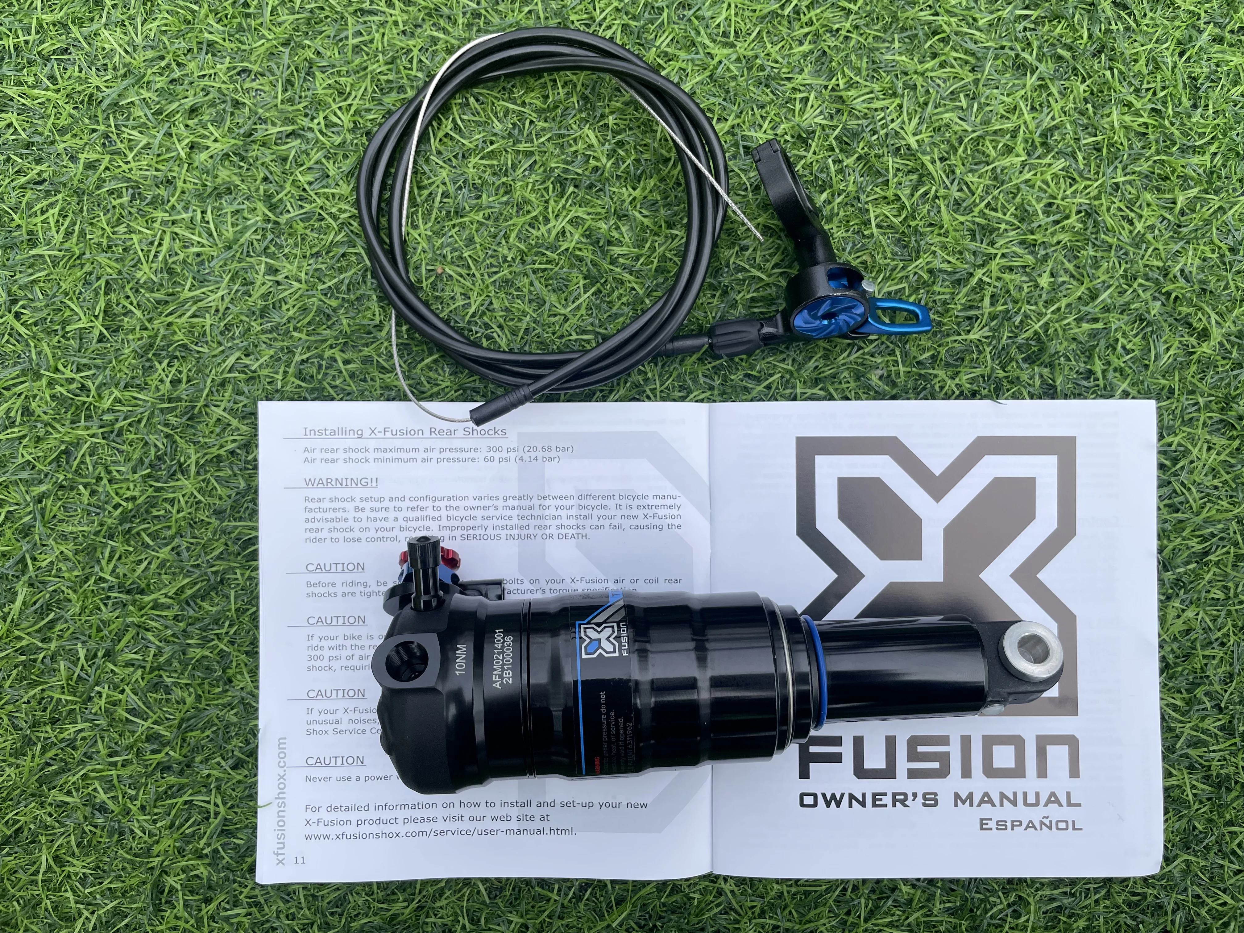 X-FUSION O2 PRO MTB Bicycle Shock Lock-Out Rebound Adjustment