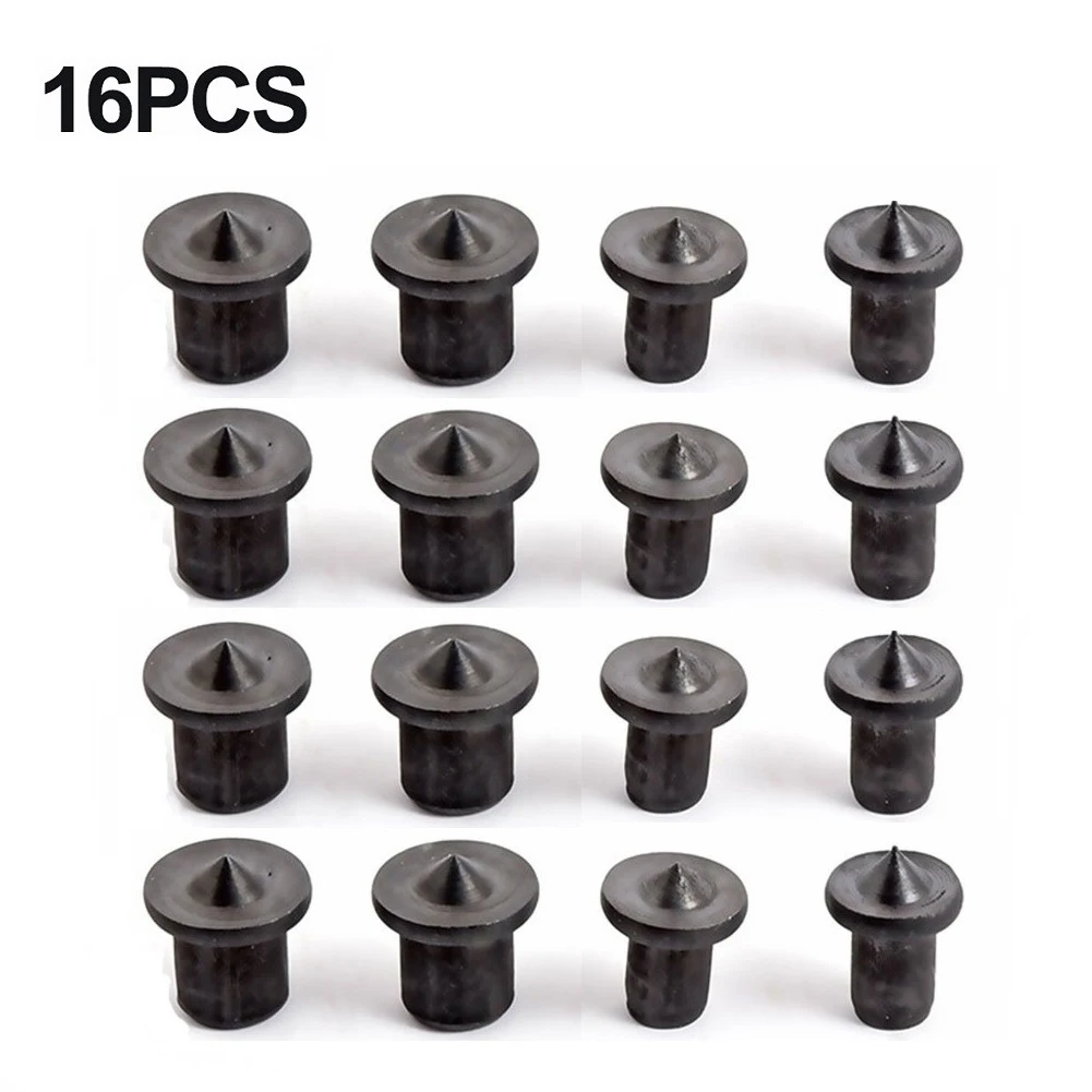16pcs Dowel Centre Point Set 6mm 8mm 10mm 12mm Dowel Tenon Center Transfer Plugs Wood Drill Drill Centre Points Pin Tools