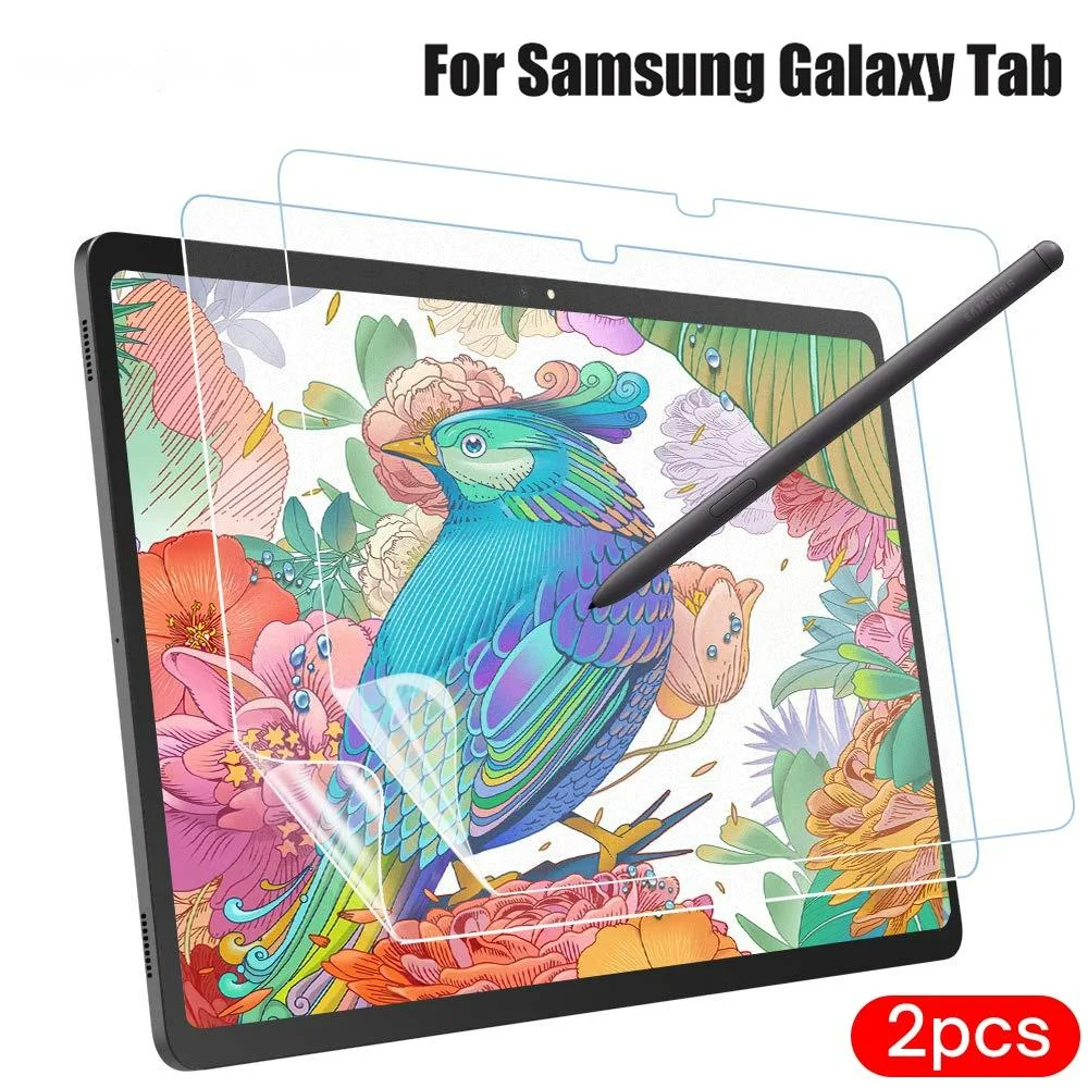 

2Pcs Paper Like Screen Protector For Samsung Galaxy Tab S9 S8 S7 S6 Lite S5E S4 A8 A7 Lite A 10.1 10.5 Film Screen Protector