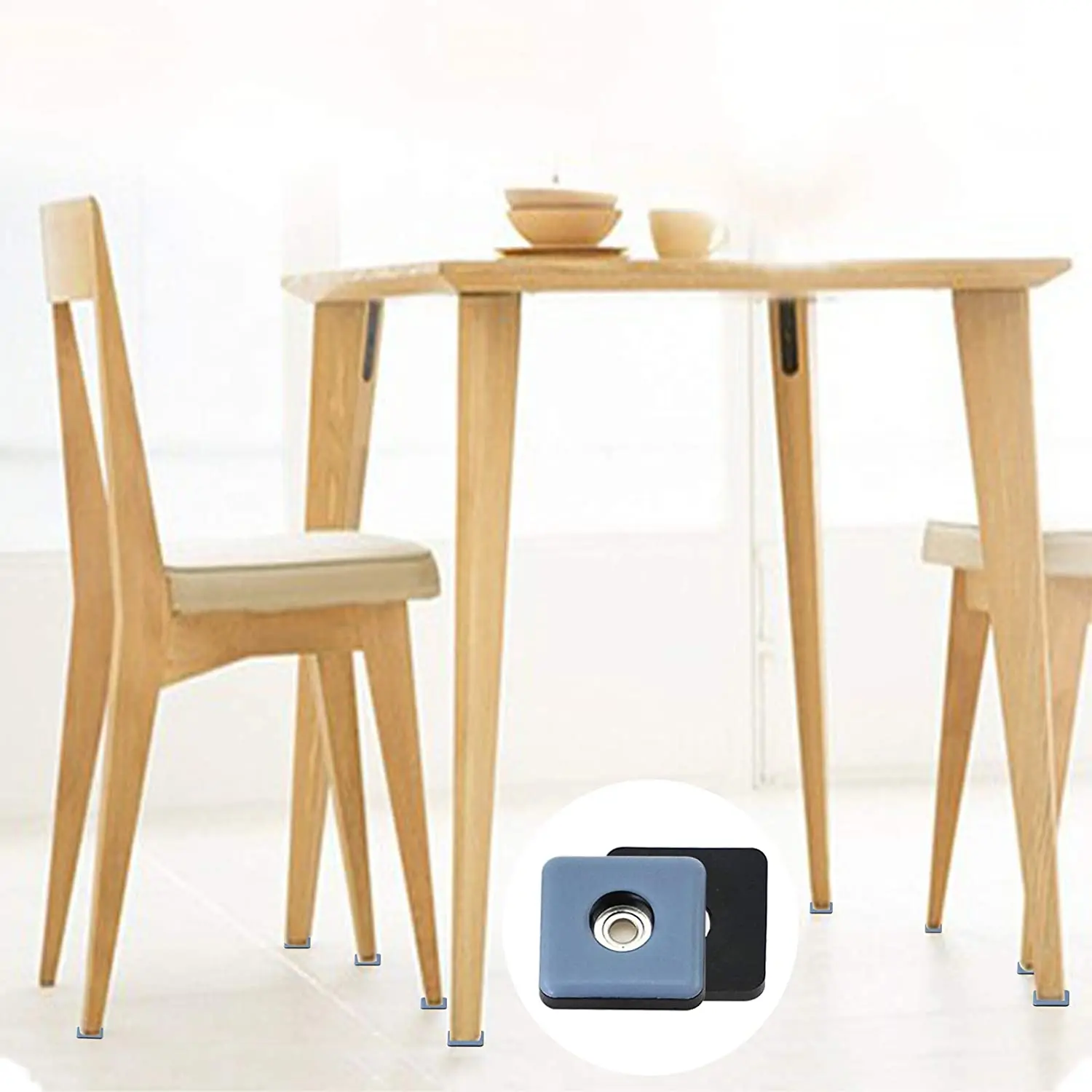 믿을 수 있는 카펫에 대 한 20Pcs 가구 슬라이더 PTF 가구 글라이드 나사 식 사각형 가구 이동 슬라이더 25Mm 나사