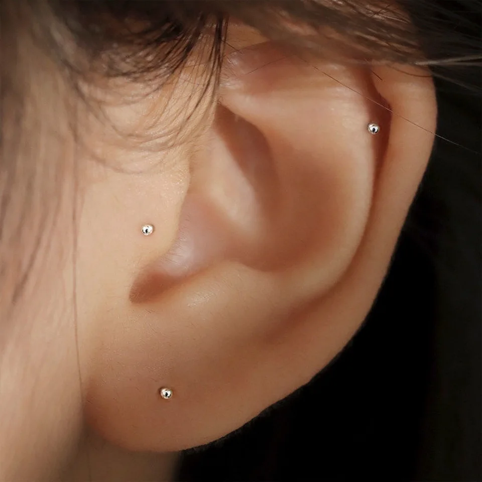 Bohoray 8 Paires Acier Inoxydable Boucle D'oreille Hommes, Noir Boucles D'oreilles Pour Homme Femme, Anneaux Ronde Boucle Hommes Pour Femme, Homme, Fille, Garçon