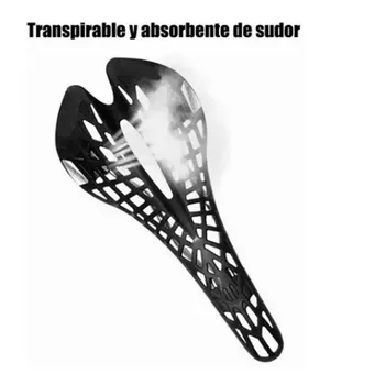 Sella per Bicicletta, Ergonomica, Ammortizzante, con Nucleo Cavo, Ultra-Leggera, Traspirante, Attrezzatura da Ciclismo