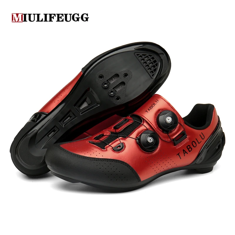 Cycling MTB Shoes Men Women Self-locking Speed Road Bike Bicycle Flat Cleat Mountain SPD Biking Footwear