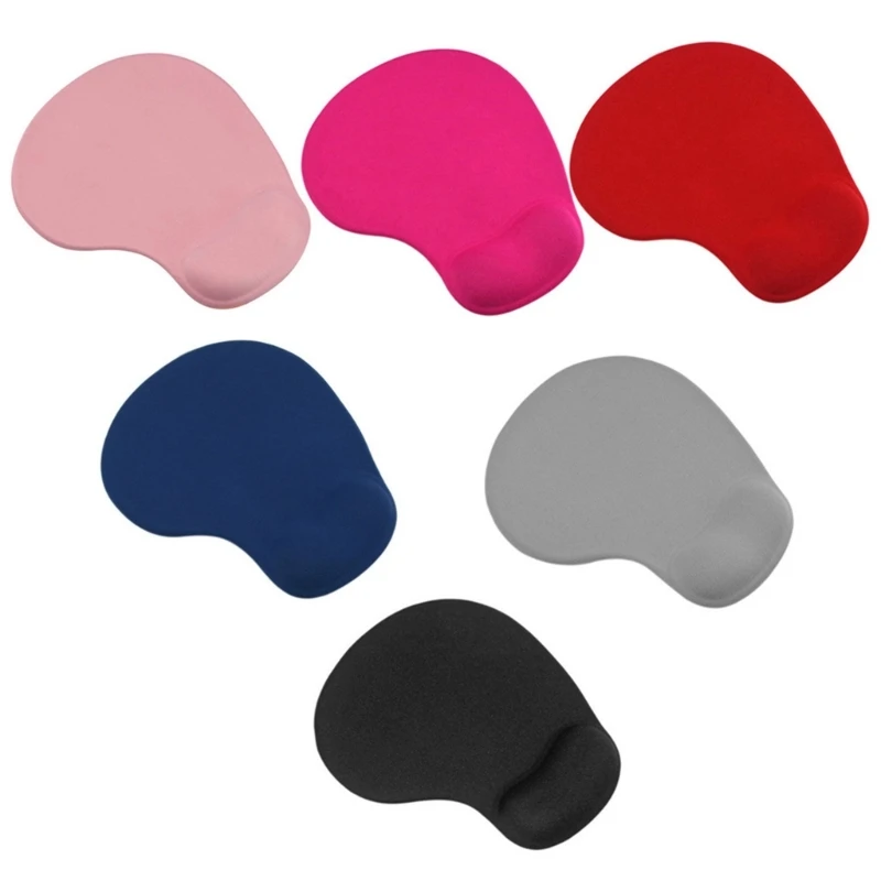 Waterproof Mousepads Multiple Colour with Friendly EVA Bracers Non-Slip Rubber Base for Working Studying mouse pad gaming mousepad