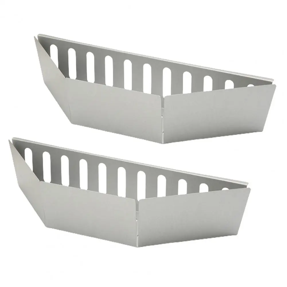 2 Pcs Stainless Steel Charcoal Basket Holder 3