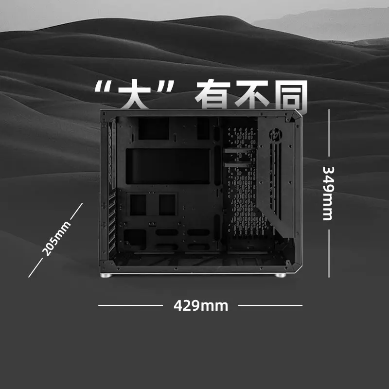 Mechanic Master C34 Pro ATX/EATX/MATX Aluminum Alloy Computer Case PC Desktop SupportATX PSU 360/240/240 Water Cooling