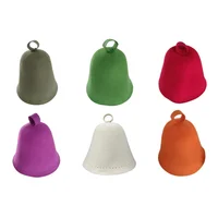 Handmade Premium Merino wool felt sauna hats Men and Women with a Seamless Design 1