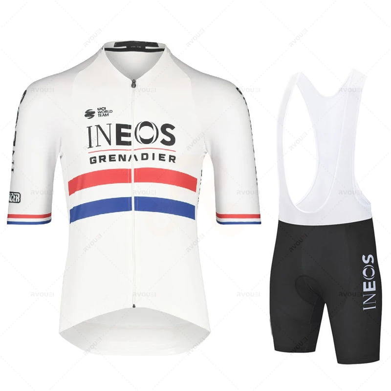 Limited Edition: Filippo Ganna Hour Record Bioracer Icon Cycling Jersey Set Summer Bicycle Suit Clothes Ineos Maillot Ciclismo 4