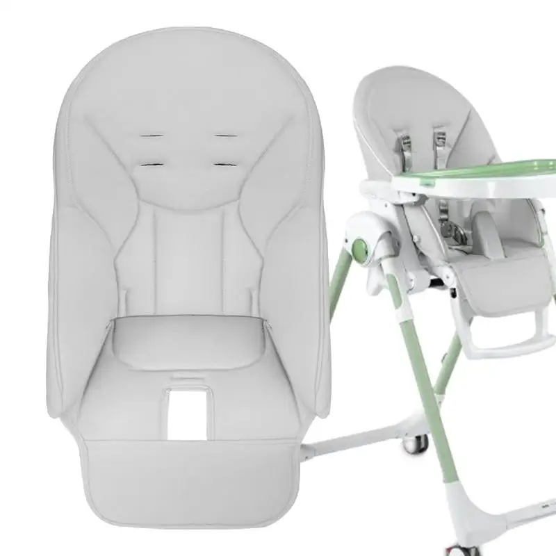 Dining Chair Cover PU Leather Baby Soft Multifunctional Seat With Padded Comfortable for Children