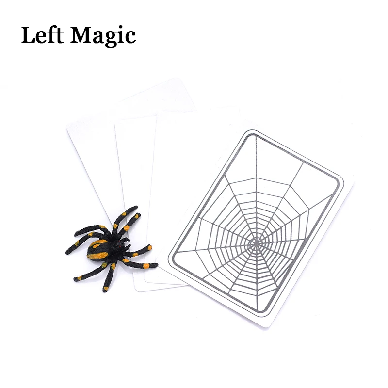 Spider And Net Magic Trick The Web Cards Toys Magician Gimmick Illusion Closed-Up Magia Props Halloween Gift East To Do magic trick toy magic tricks toy playing cards magic tricks playing cards magic props magic props toy magic tricks props magic trick props magic show props