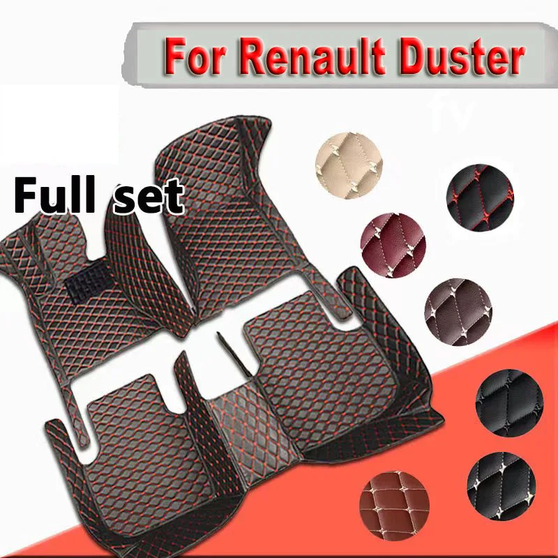 

Автомобильные коврики для Dacia Duster Renault Duster HM 2021 ~ 2022, водонепроницаемые защитные коврики, автомобильные коврики, полный комплект, автомобильные аксессуары