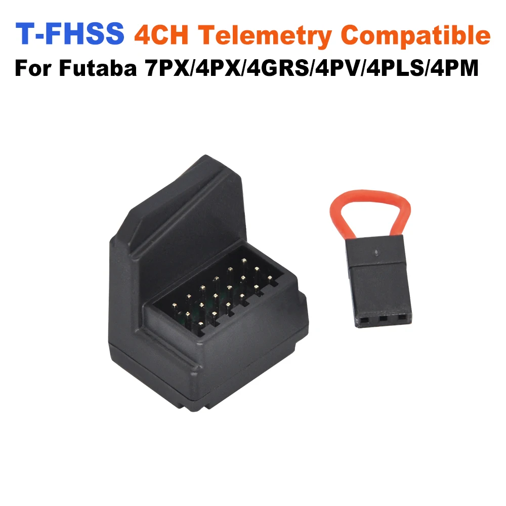 Dasmikro T-Fhss 4 Canali 2.4G Ricevitore Compatibe Antennaless Per Futaba 4Px 4Pxr 4Pls 4Pv 4Pm 4Grs 3Pv 7Px Telemetria